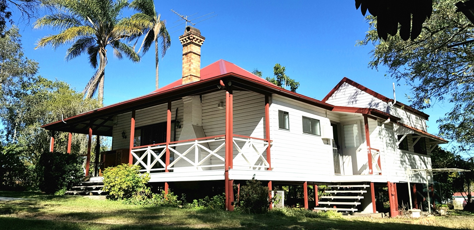 Goodna — Original timber house before development