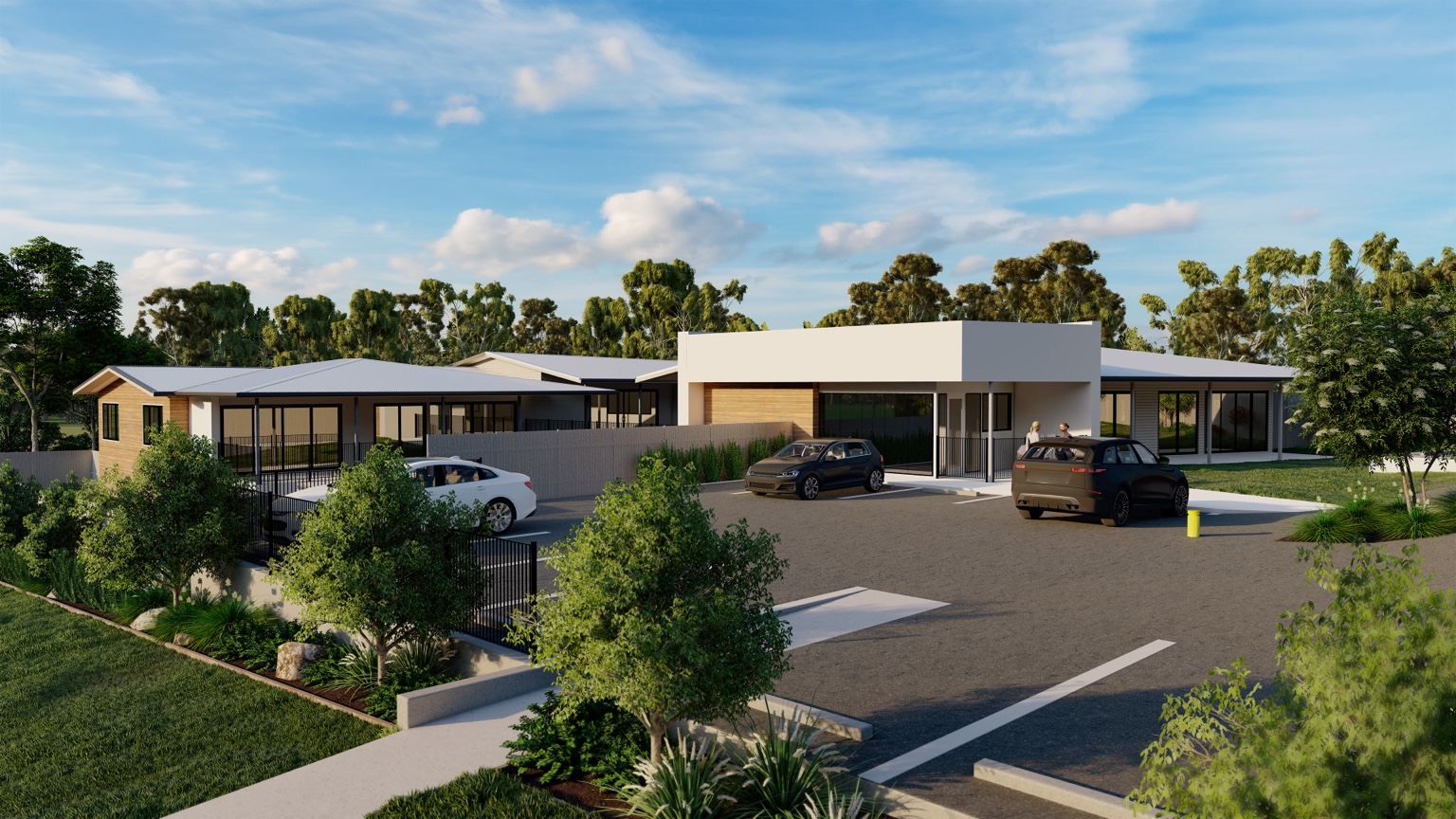Goodna childcare centre — architectural design rendering 1